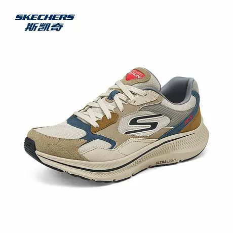 Skechers斯凯奇2024秋冬男鞋缓震跑步鞋健步鞋回弹厚底休闲运动鞋商品大图