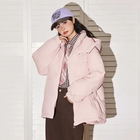 唐狮女装外套2026新款冬季连帽面包服超好看冬装厚外套女款棉服VB图片