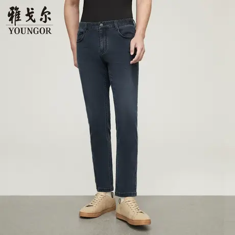 雅戈尔奥莱 男装高弹牛仔裤青年男牛仔裤休闲百搭易穿搭长裤商品大图