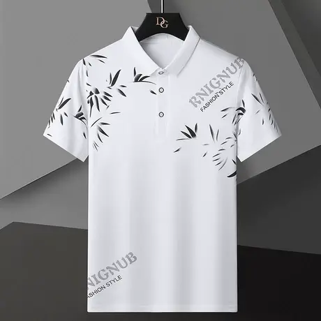 polo衫男士短袖纯棉新款潮流休闲男装衣服翻领高端t恤男夏季潮牌商品大图