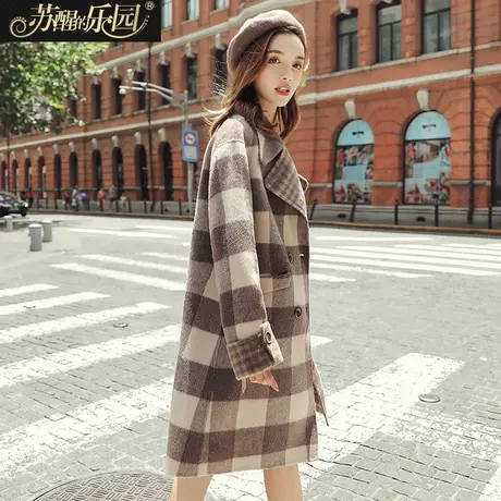 秋冬新款呢大衣商品大图