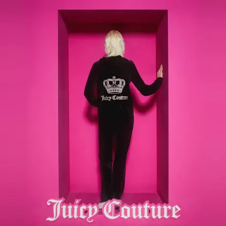 Juicy Couture橘滋女装新款女装丝绒皇冠银丝绣烫钻外套图片