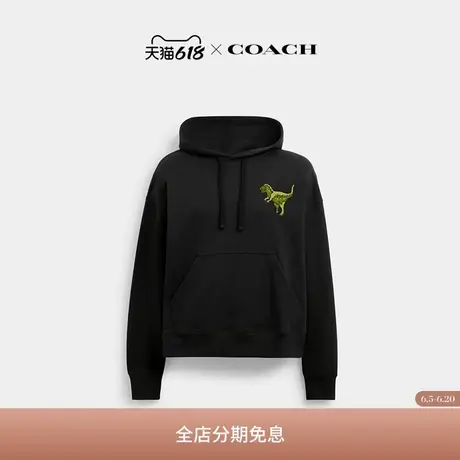 COACH/蔻驰男女通用REXY连帽卫衣长袖上衣休闲舒适图片