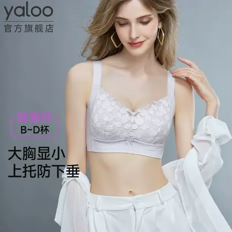 大胸显小胸内衣女调整型全罩杯薄款性感聚拢收副乳文胸罩夏季薄款商品大图