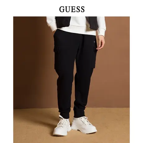 【38上新季】GUESS束脚百搭工装学院风运动休闲裤九分裤商品大图