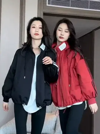 棒球服女2023秋季新款设计感小众高级感休闲运动欧货潮流外套爆款商品大图