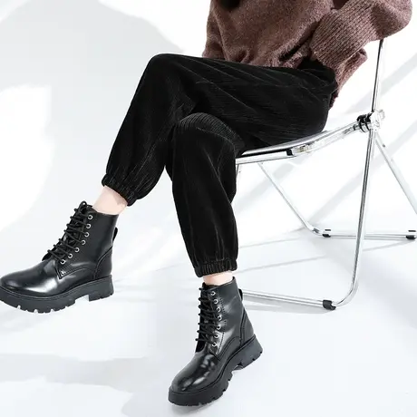 灯芯绒工装裤子女束脚2023年秋冬新款高腰宽松显瘦百搭休闲哈伦裤图片