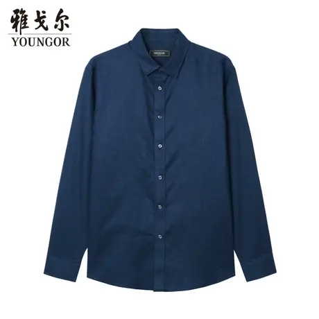 雅戈尔奥莱男士长袖衬衫新款官方商务休闲长袖衬衫男商品大图