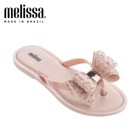 Melissa梅丽莎休闲坡跟甜美人字女士拖鞋32447S商品大图