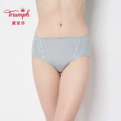 直播专享黛安芬逆龄清新性感蕾丝柔软舒适高腰平角内裤女87-2301图片