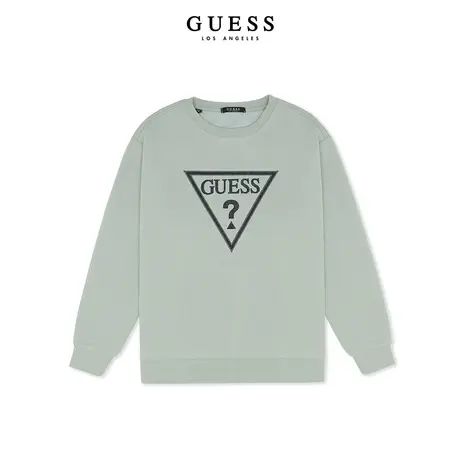 【38上新季】GUESS 女士倒三角LOGO字母时尚休闲卫衣图片