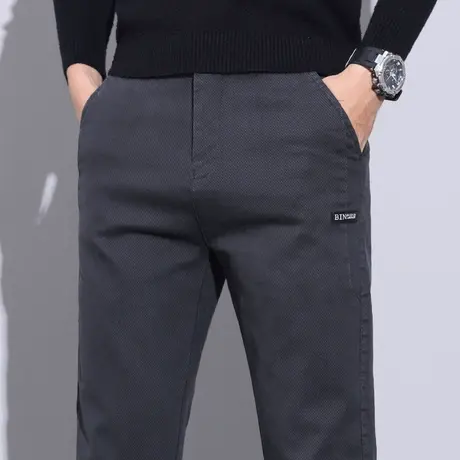 春季修身小脚休闲裤子春秋款商务正装西裤2024新款男士西装裤春装商品大图