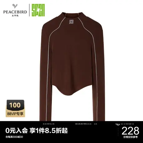 太平鸟SPCN系列年冬季新款修身针织衫图片