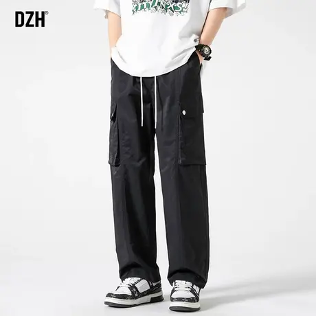 男生美式机能工装裤男春季直筒宽松潮牌休闲裤子男款伐木裤阔腿裤商品大图