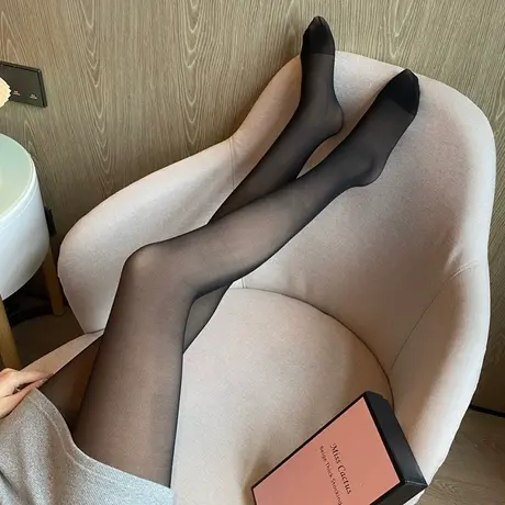 光腿神器女秋冬裸感超自然打底裤肉色黑色加绒加厚显瘦空姐连裤袜商品大图