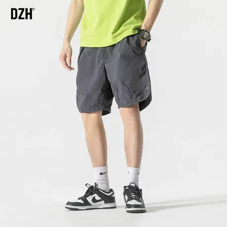 男士冰丝短裤男夏季运动休闲宽松五分裤潮牌百搭裤子2023新款中裤商品大图