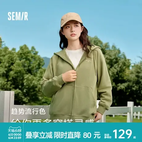 森马梅花外套女宽松早秋外套休闲外套女秋季新款休闲夹克百搭上衣图片