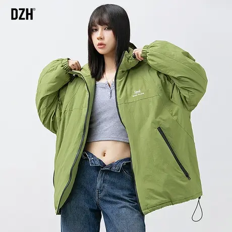 情侣小众高级感棉服男款冬季潮牌美式连帽冲锋衣外套冬装2023新款商品大图