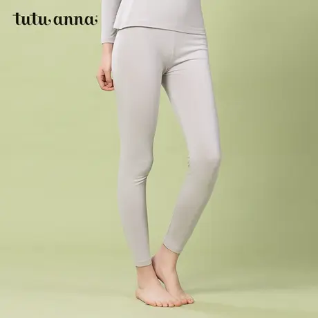 tutuanna秋冬女 内衣水木染纯色莫代尔保暖裤 内搭亲肤柔软内衣图片