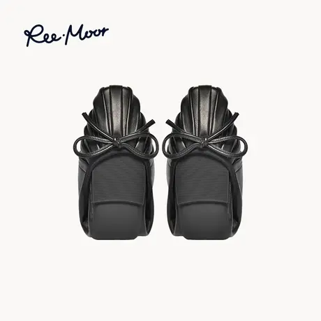 REEMOOR睿慕2025春夏新款舒适不累脚蛋卷鞋休闲羊皮平底鞋单鞋女图片