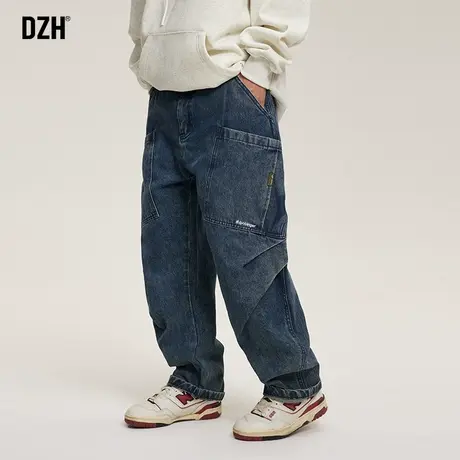 男士小个子牛仔裤痞帅男裤子男款休闲长裤春季潮牌男裤2024年新款商品大图