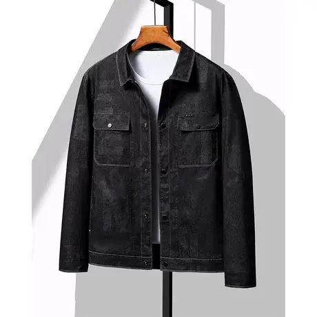 【测试勿拍】男士外套牛仔修身工装牛仔衣夹克休闲商品大图