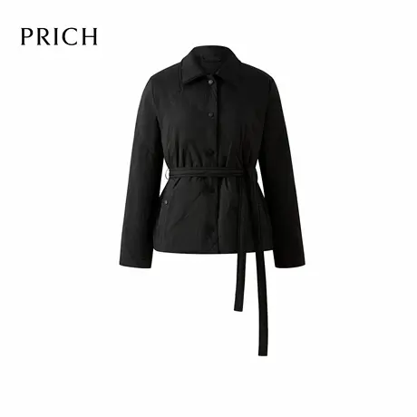 PRICH气质设计感羽绒服2025年秋冬新品双面穿收腰羽绒外套短款女商品大图