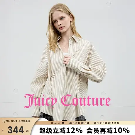 Juicy Couture橘滋衬衫女2025年秋季新款独特收腰气质长袖夏上衣商品大图