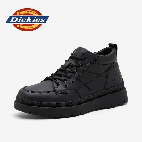 Dickies马丁靴男款2025新款男鞋秋季靴子皮靴男士户外中帮工装靴商品大图