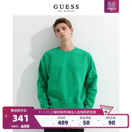 【38上新季】GUESS美式休闲oversize潮学院风运动卫衣X2BQ48R2Q41商品大图