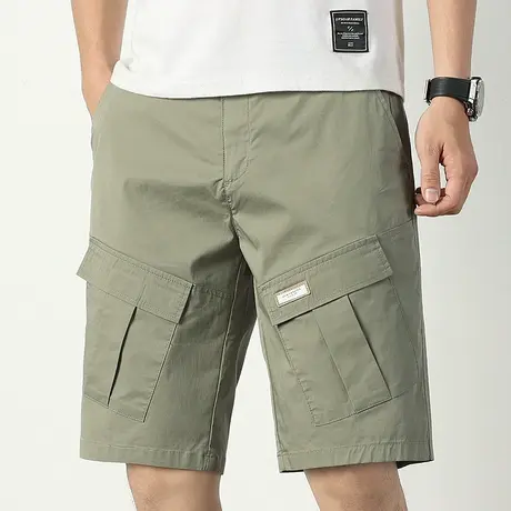 春夏季薄款五分半截多口袋工装休闲短裤男士外穿夏天2023新款男裤图片