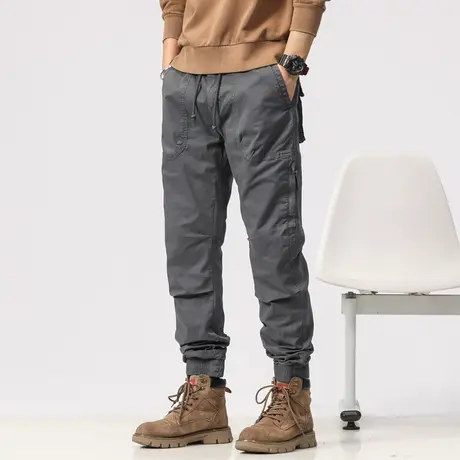 潮流工装裤男裤夏季薄款工装长裤百搭夏季男裤潮流休闲裤商品大图