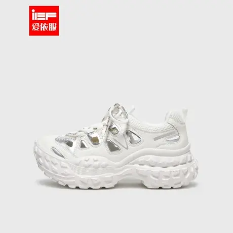 IEF/爱依服时尚女鞋2025夏季新款美式小众设计感低帮休闲运动鞋商品大图