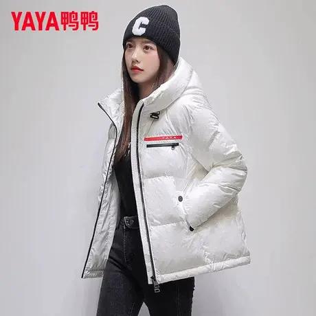 鸭鸭2025年新款面包服男女同款情侣款羽绒服连帽时尚潮流秋冬连帽商品大图