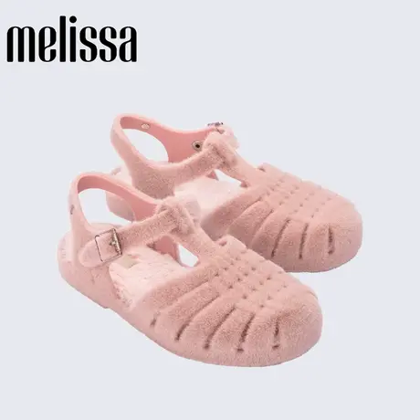 Melissa/梅丽莎25新品时尚外穿女士秋冬暖绒罗马鞋毛毛鞋35992商品大图