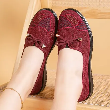 中老年妈妈女士老北京布鞋女鞋官方旗舰店正品2023年新款中年软底商品大图