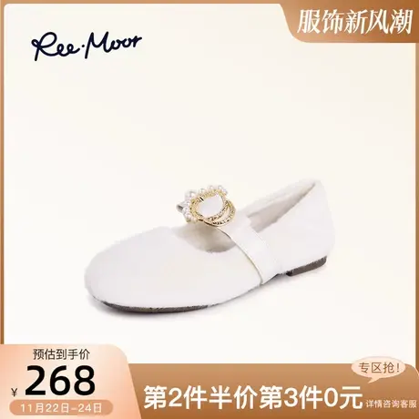 REEMOOR睿慕软底加绒毛毛鞋女2023秋冬新款豆豆鞋女防寒保暖女鞋图片