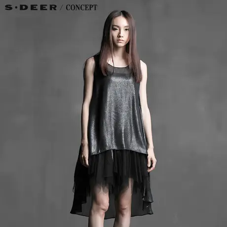 S·DEER＼CONCEPT圣迪奥专柜正品光泽两件连衣裙S15281269图片
