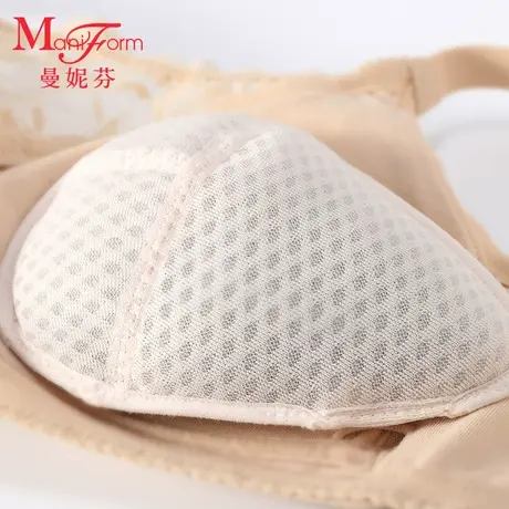曼妮芬呼吸蜂巢义乳术后内衣术后文胸插垫绿豆填充物内衬胸罩垫片图片
