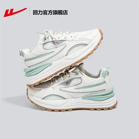回力官方旗舰店运动鞋女2024春夏新款增高小白鞋潮网面透气老爹鞋商品大图