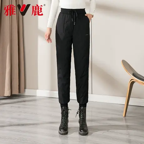 雅鹿羽绒裤女外穿时尚高腰2023年新款加厚保暖防寒冬YLQ01X12130图片