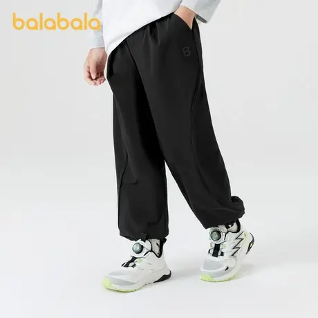 巴拉巴拉男童运动裤大童宽松束脚裤儿童休闲裤子2024秋装新款童装商品大图