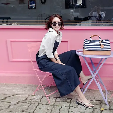 纯诗曼2018春秋新款衬衫女中长款宽松大码白色立领七分袖打底衫潮商品大图