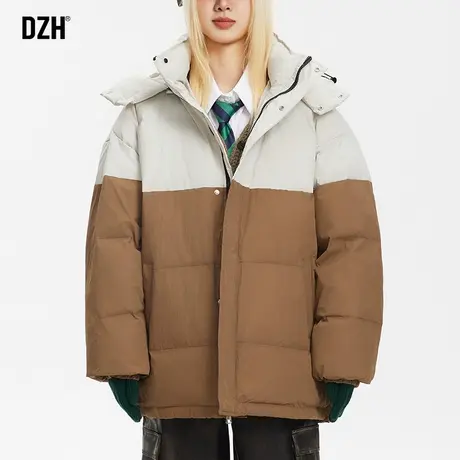 面包服情侣棉服男款冬季新款棉衣男加厚拼接外套2024新款男士棉袄商品大图