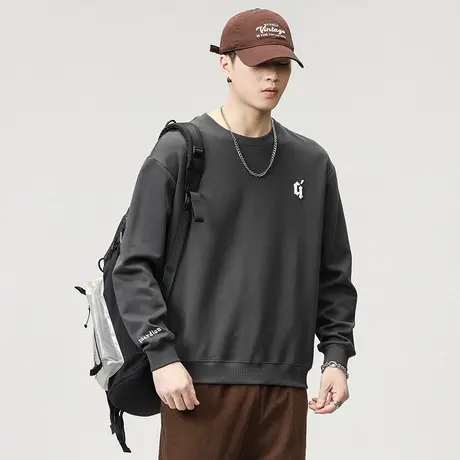 时尚潮牌秋季男装多色加绒可选高档男士卫衣男士长袖春秋款卫衣图片