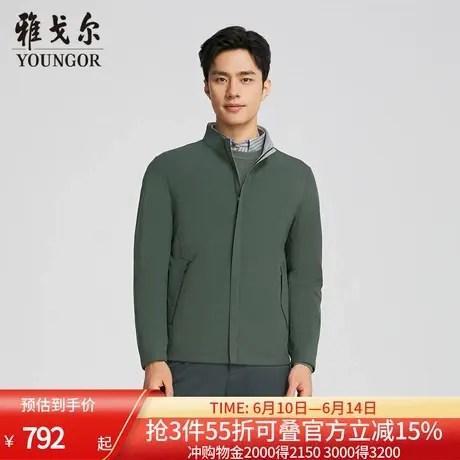 【商场同款】雅戈尔男士夹克秋冬新款官方商务休闲单夹克外套男商品大图