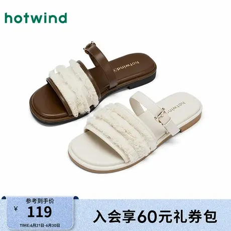 热风外穿凉拖女款2025年夏季新款百搭平底休闲拖鞋复古凉鞋女鞋子图片