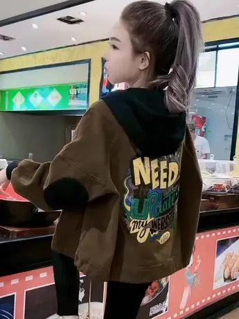 2023秋冬新款高级感炸街牛仔外套女装韩版休闲加绒夹克棒球服上衣商品大图