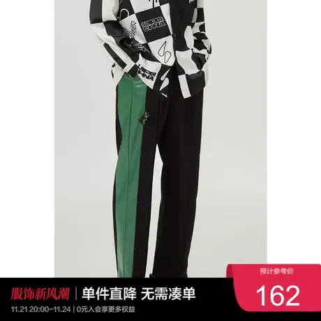 太平鸟SUPERCHINA系列撞色机车长裤ASGBC1401商品大图