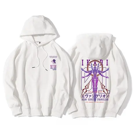 EVA福音战士初号机卡通动漫连帽外套男潮高级感卫衣潮春秋季衣服商品大图